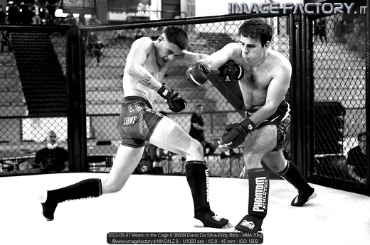 2022-05-07 Milano in the Cage 8 06839 David Da Silva-Eddy Biba - MMA 70kg